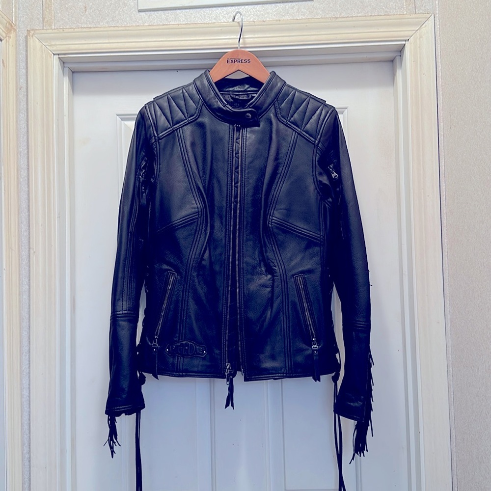 Harley-Davidson Leather Fringe Boone Jacket